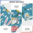 thumbnail image 6 of FORMRS Kids Pajama Pants with Pockets Size 9-10Y Boys Lounge Sleep Bottoms, Blue Easter Bunny, 6 of 8
