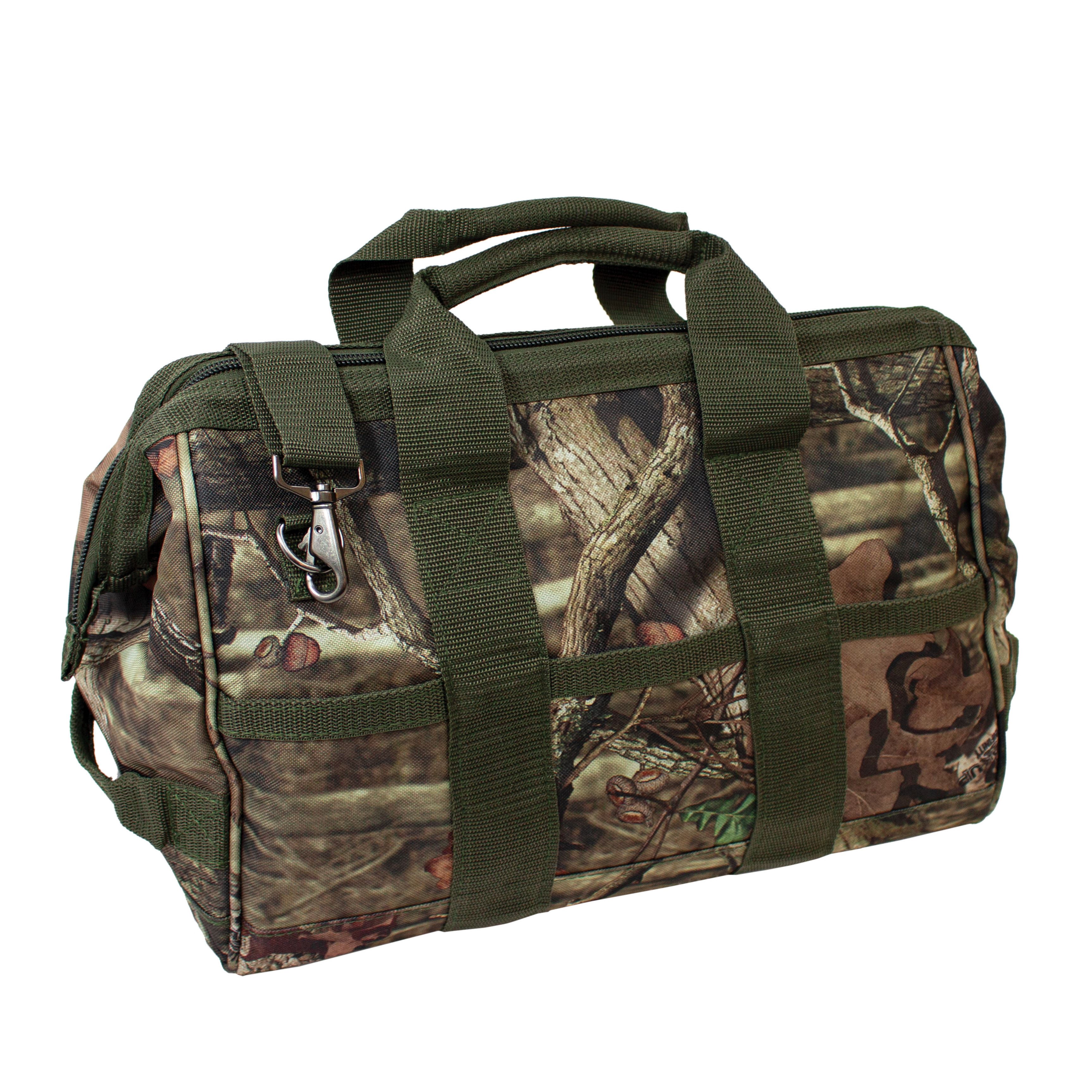 Bucket Boss Gatemouth 16 in. Tool Bag, in Mossy Oak Camo, 85016
