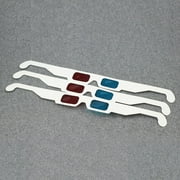 Universal Anaglyph Cardboard Paper Red Blue Cyan 3d Glasses Movie Glasses I5Z8