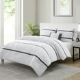 thumbnail image 6 of VCNY Home Trisha 8-Piece White Striped Bed in a Bag, Full/Queen, Adult, Unisex, 6 of 10