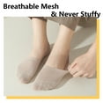 thumbnail image 2 of LDU Men's No Show Socks, Solid Skin Friendly Breathable Quick Dry Invisible Low Cut Socks for Daily Wear, 6 Pairs, 2 of 7