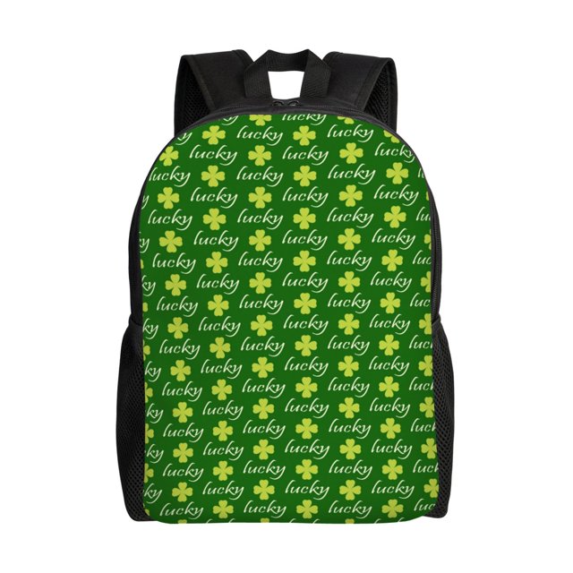 Fotbe Happy St. Patrick's Day Mochila de Viaje para Laptop, Mochila Ejecutiva Delgada y Resistente 15.6"