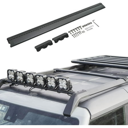 1x Roof Rack Front Cross Bar Fit for 2021-2025 Ford Bronco 4 Dr spotlight 220LBS