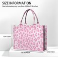thumbnail image 3 of Large Capacity Tote Bag,Pink and Pink Of Leopard Print Handbag Fashion Luxury Tote Bag,15.7"x13"x 5.1" Inches,Laptop Compatible, 3 of 6