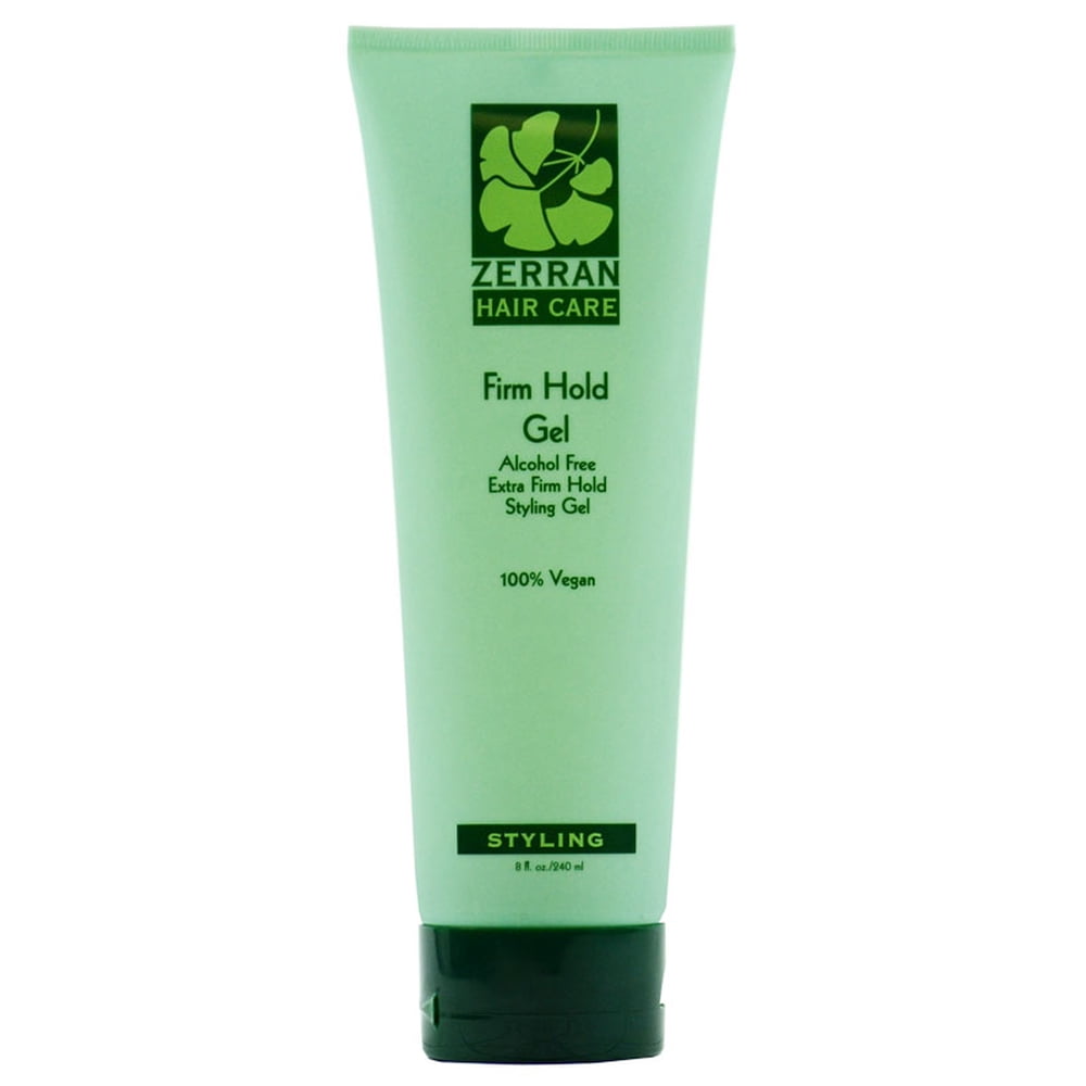 Zerran Firm Hold Gel Alcohol Free Extra Firm Hold Styling Gel (Size
