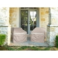 thumbnail image 2 of Covermates Outdoor Chair Cover - Premium Polyester, Weather Resistant, Drawcord Hem, Seating and Chair Covers, 26W x 34D x 35H, Clay, 2 of 8