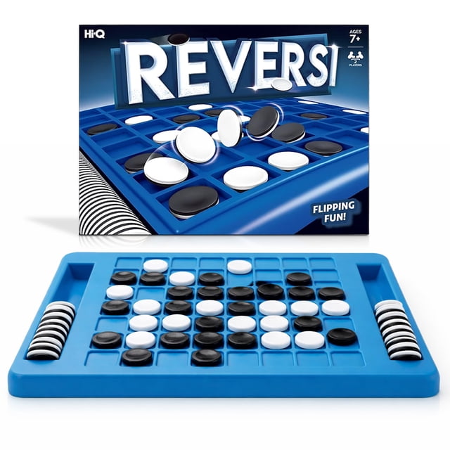 Juego de mesa Hi-Q Reversi Othello con almacenamiento 36 x 25 x 5 cm
