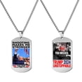 thumbnail image 3 of Collar Trump USA Freedom Metal Shot Fight (Estilo B), 3 of 8