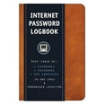 thumbnail image 2 of Internet Password Logbook (Cognac Leatherette): Keep Track Of: Usernames, Passwords, Web Addresses in One Easy &amp; Org, (Hardcover), 2 of 2