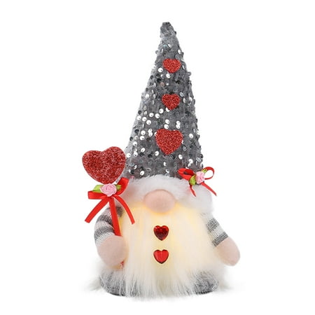 

YruYptpaln Christmas Ornament Torso Statue Valentine s Day Ornament Doll Glowing Sequins Festive Home Decoration Ornaments Party Decoration Props