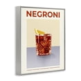 thumbnail image 3 of Stupell Industries Negroni Classic Cocktail Food & Beverage Painting Gray Framed Art Print Wall Art, 24 x 30, 3 of 8