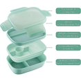 thumbnail image 3 of Lunch Box, 3 Layers All-In-One Bento Box with Utensil Set, Leak-Proof Bento Box for Dining Out, Wor, 3 of 5