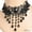 SC6624, variant on Vintage Gothic Lace Choker Necklace - Victorian Court Style, Perfect for Women