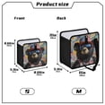 thumbnail image 6 of Qxltty Black Teddy Bear Car Dumpster Collapsible Rear Seat Suspension Trash for Front Seat Center Console in Vehicle, 6 of 8