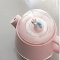 thumbnail image 5 of Humidificador de aire de llenado superior rosa de 3 litros, tiempo de funcionamiento de 25 horas, silencioso ultrasónico de 28 dB, con luz nocturna, apagado automático del pulverizador, boqu, 5 of 5