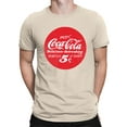 thumbnail image 2 of Officially Licensed Coca-Cola Retro 5¢ Bottle Cap Design Men's T-shirt, 2 of 3