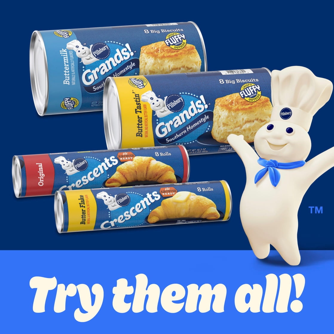 Pillsbury Grands! Flaky Layers Buttermilk Biscuits, 5 Count, 10.2 oz