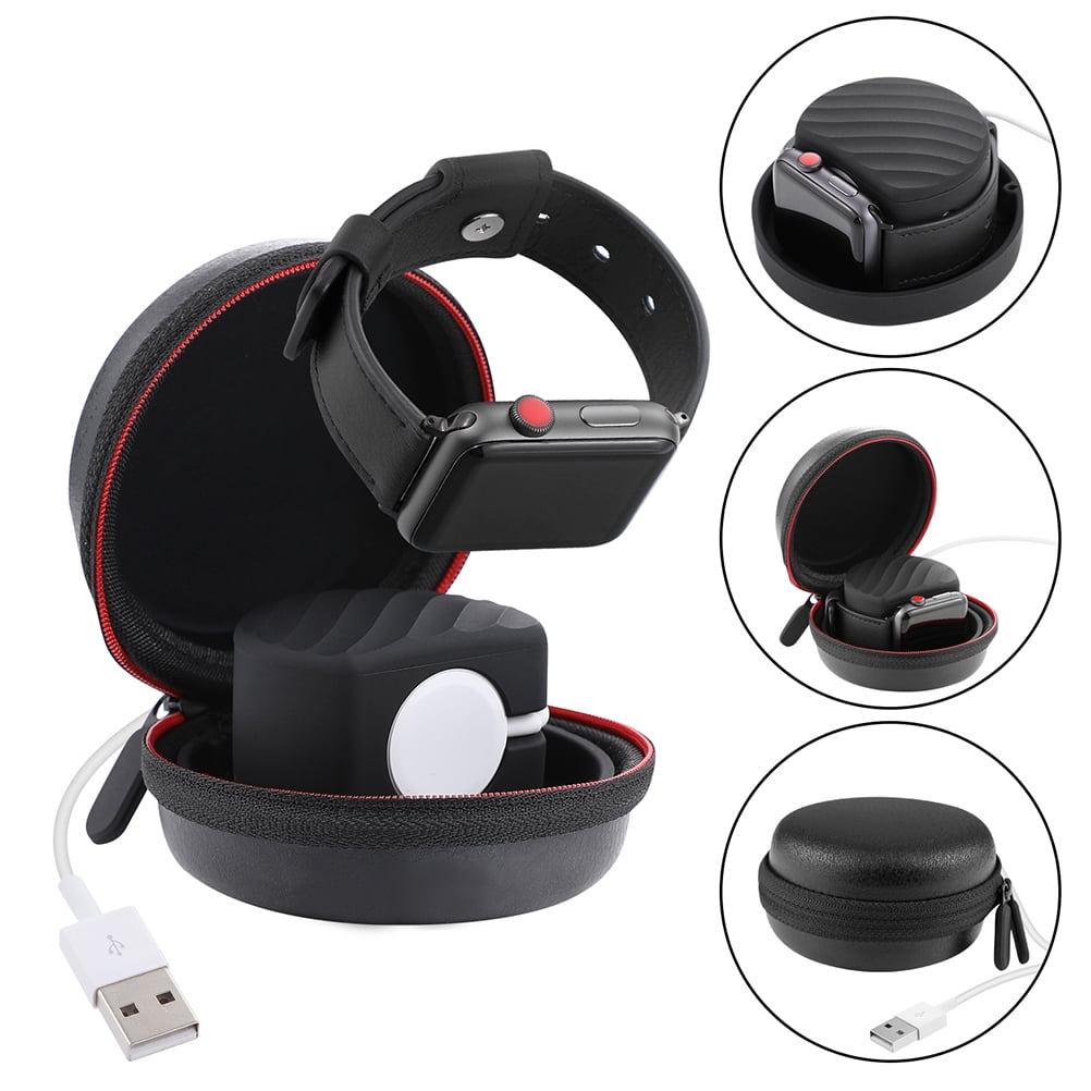 Oulii Lightweight Silicone Protective Charging Case with Shockproof Design for Smartwatch Storage and Travel