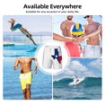 thumbnail image 6 of Mens Texas Flag Map Swimming Trunks with Compression Liner Beach Quick Dry Swim Shorts, 6 of 6