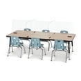 thumbnail image 4 of See-Thru Table Divider Shields - 6 Station - 58.5" x 29.5" x 16", 4 of 7