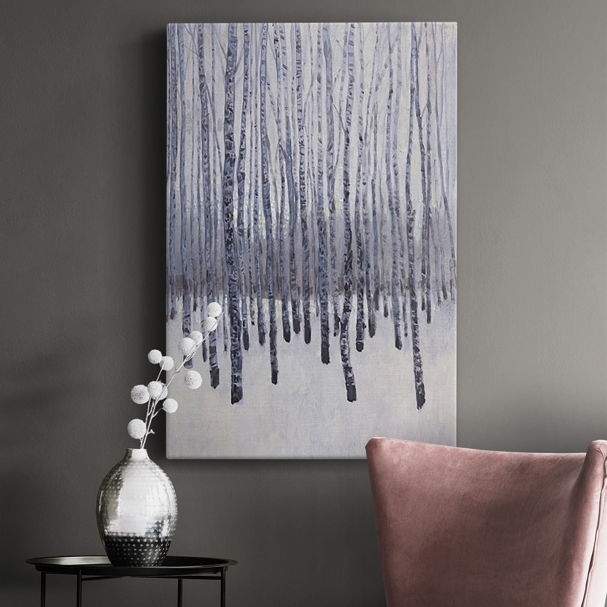 Bare Trees in Winter II Premium Gallery Wrapped Canvas - Ready to Hang
