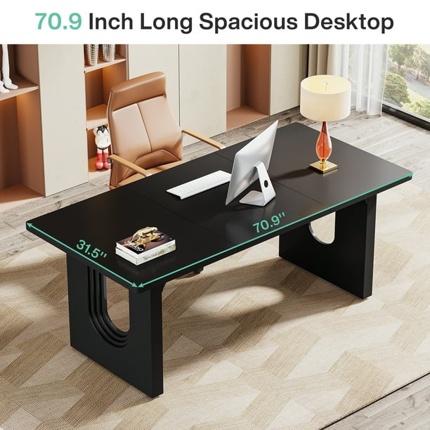 Tribesigns 71-Inch Modern Executive Desk, Large Office Computer