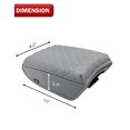 thumbnail image 2 of KBH Car Armrest Cover for 2017-2022 Honda CRV Accessories, Leather Middle Console Lid Cover Cushion Pad for Car Interior, Gray, 2 of 6