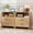 Light Oak, variant on 2 Drawers Nightstand Set of 2, Mid Century Modern Bedside Tables With Charging Station, 23.6'' Wide Wood End Table For Bedroom, Curved Profile Design, Walnut