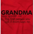 thumbnail image 2 of Grandma When Mom Says No Grandchild Romper Boys or Girls Infant Baby Brisco Brands 12M, 2 of 6