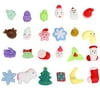 Egmy 24Pcs Christmas Cute Animal Toys Stress Relief Set Slow Rising Fidget Toys Advent Calendar Gift For Kids Adults