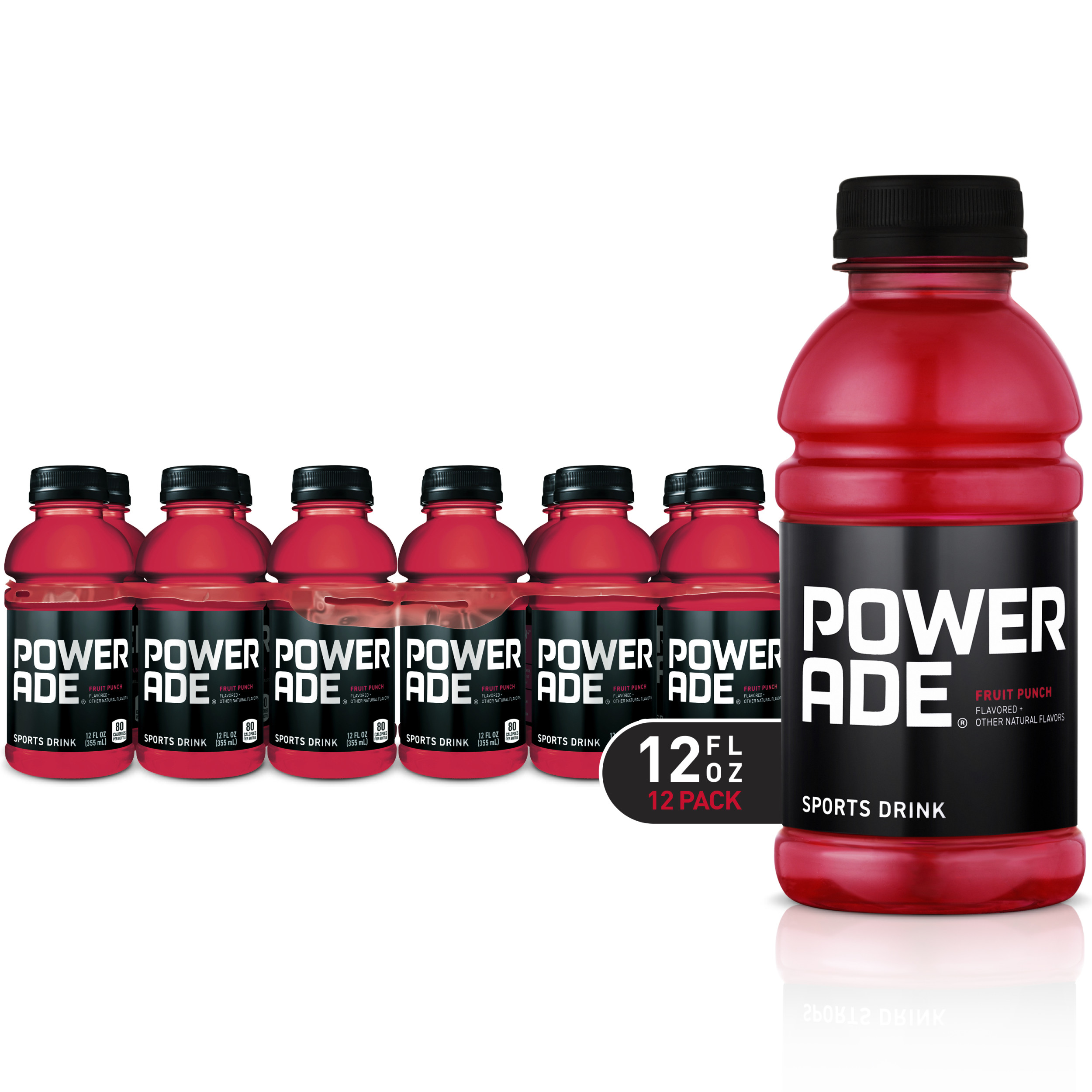POWERADE Fruit Punch, ION4 Electrolyte Enhanced Fruit Flavored Sports