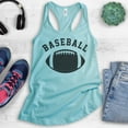 thumbnail image 2 of Baseball Tank Top, Ladies Racerback Tank Top, Funny Baseball Tank, Funny Football Tank, Ironic Sports Tank, Cancun, Small, 2 of 3