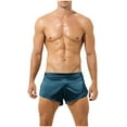 thumbnail image 2 of Briefs for Men, Mens Solid Color Ruffled Mens Front Split Pants Thin Oversized Underwear, 2 of 5