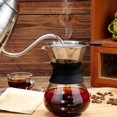 thumbnail image 3 of WWS-Pour Over Coffee Filter with Stand, Reusable Paperless Coffee Filter, Stainless Steel Cone Coffee Dripper for Chemex, Carafes and Coffee Makers, Double-Layer Mesh Design (3-4cups, 2pcs), 3 of 4