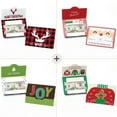 thumbnail image 2 of Big Dot of Happiness Assorted Holiday Cards - Christmas Money and Gift Card Holders - Set of 8, 2 of 7