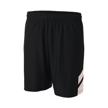 A4 N5178 Mens Fast Break Short - Black/White - L
