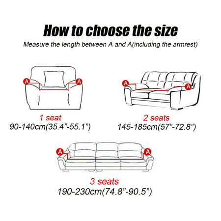 Stretch Sofa Slipcover 1 Piece, How Much Fabric For 3 Seater Sofa