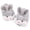 Gray, variant on Classic Bunny Slippers for Women Funny Animal Novelty Slippers for Adults Cute Plush Rabbit Bedroom Slippers
