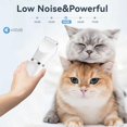 thumbnail image 5 of Dog Clippers for Grooming, Dog Nail Trimmers, 4 in 1 Dog Grooming Kit with LED Display and USB Rechargeable Cordless for Dogs Cats Pets, 5 of 5