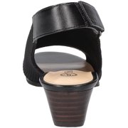 Bella Vita Women's Marin Wedge Sandals - Black Knit Size 5M