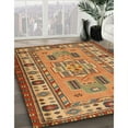 thumbnail image 3 of Ahgly Company Machine Washable Indoor Rectangle Traditional Gold Area Rugs, 7' x 10', 3 of 7