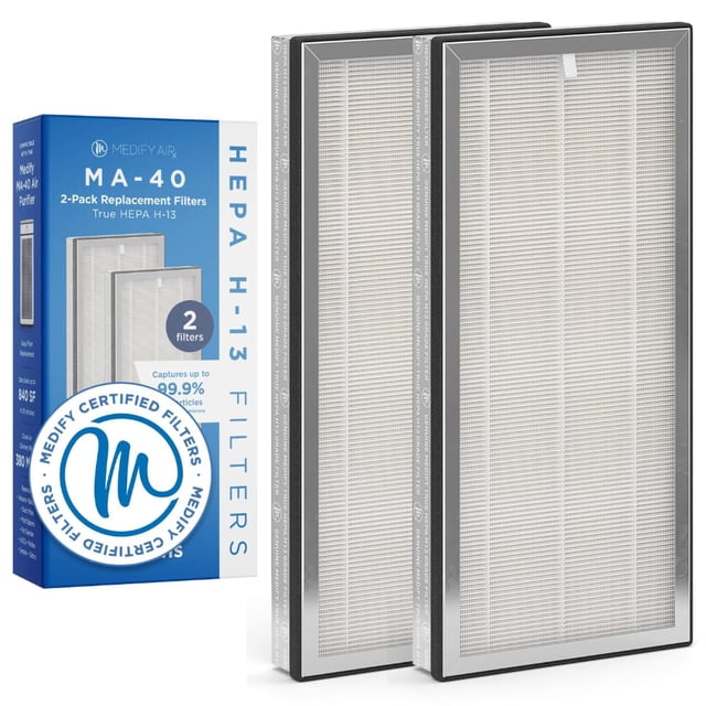 Purificador de aire Medify Air MA-40 de grado médico True HEPA H13