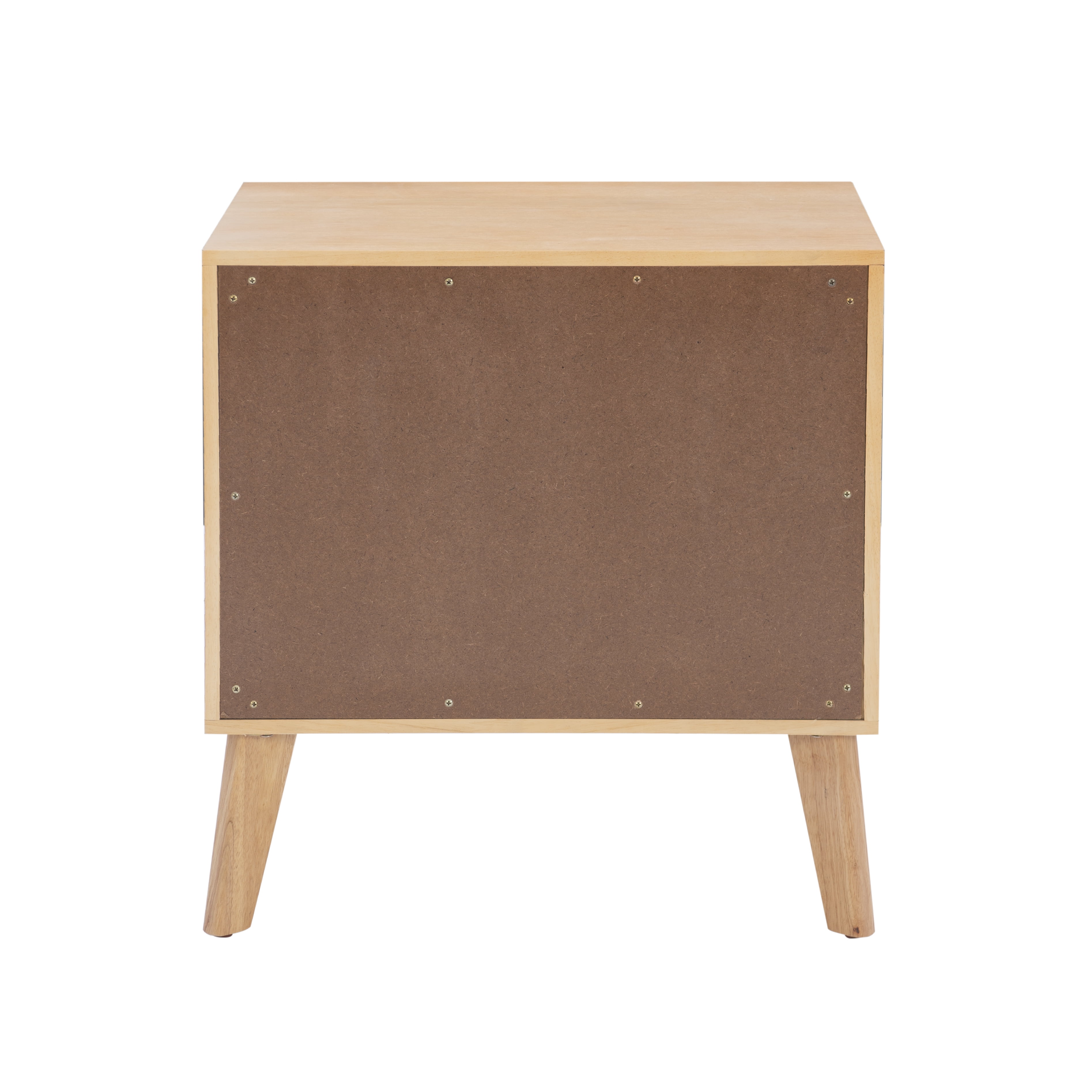 Powell Beelner 2-Drawer Nightstand, Natural Cane