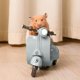 thumbnail image 5 of Patinete de juguete con luz y música, interactivo y giratorio. Lindo juguete para sentarse, ideal para decorar el escritorio o como adorno para coleccionistas. ¡Exhibe tu motocicleta!, 5 of 7