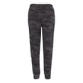 thumbnail image 2 of Independent Trading Co. Mens Midweight Fleece Pants, 2XL, Black Camo, 2 of 2