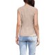 thumbnail image 3 of Chaleco de traje a cuadros INSPIRE CHIC para mujer, blusa sin mangas de cuadros, blazer de oficina, chaleco de negocios XL color caqui, 3 of 6