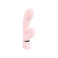 thumbnail image 1 of Loveline Mystique 10 Function Rechargeable Silicone Ribbed Rabbit Vibrator, Pink, 1 of 4