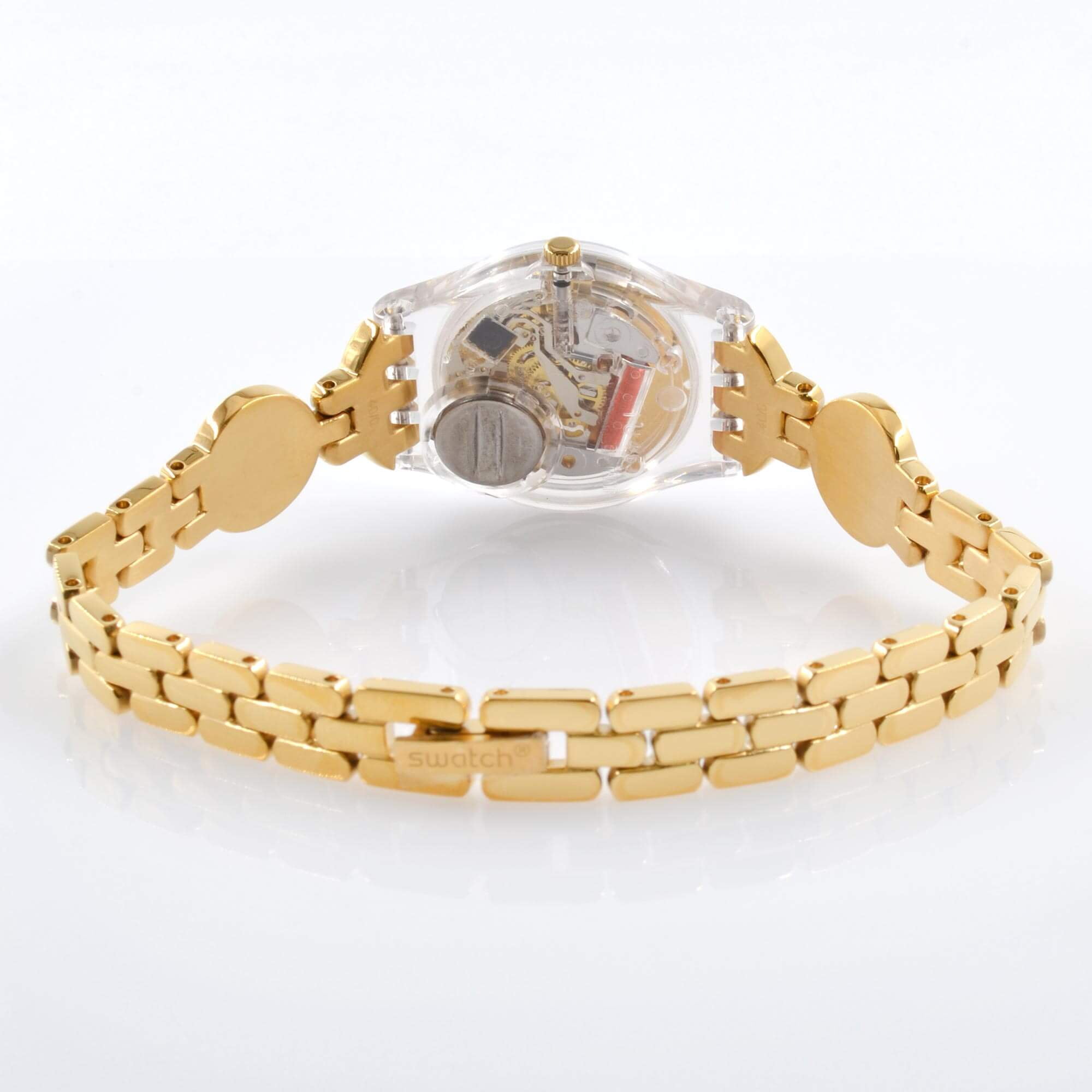 Swatch LK369G Women s Masterglam Two Tone Steel Bracelet Watch