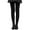 Black, variant on WREESH Summer Solid Girls Tights Soft Cute Full Length for Dance, Thick Opaque Solid Color Stockings Black