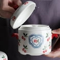 thumbnail image 4 of 1pc Ceramic Small Soup Pot Stew Pot Bird's Nest Pot Stewed Pot Kitchen Supply, 4 of 8